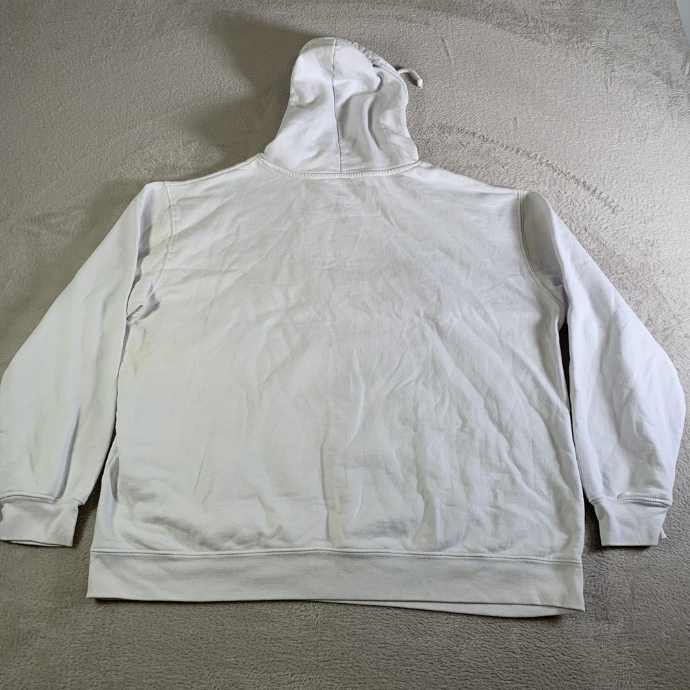 Disney Hoodie Women 3XL White 100 Years Of Wonder Mickey Pooh Stitch Tinker Bell - Picture 8 of 9